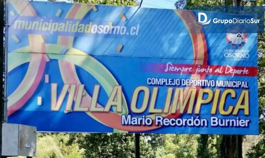 Municipalidad de Osorno cierra Complejo Deportivo Villa Olímpica