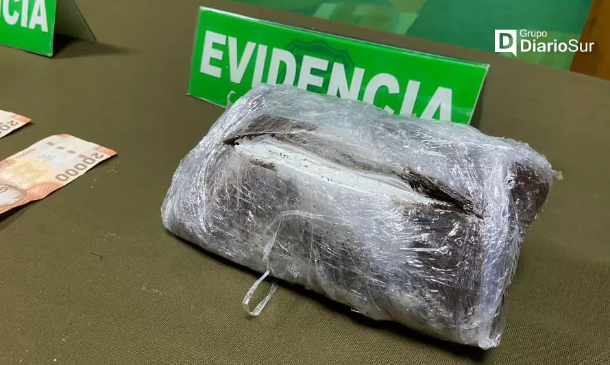 En la Región de Los Ríos detectan droga en bus con destino a Puerto Montt