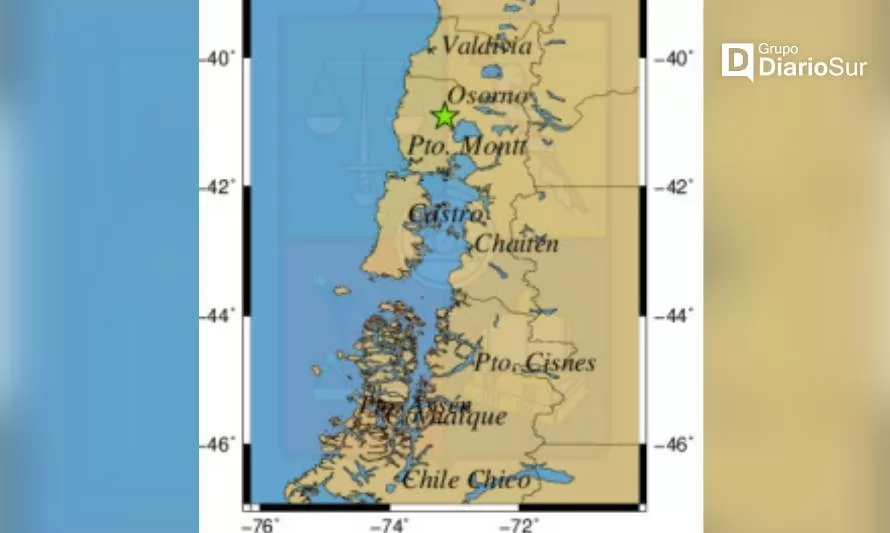 Reportan leve temblor en la Provincia de Osorno