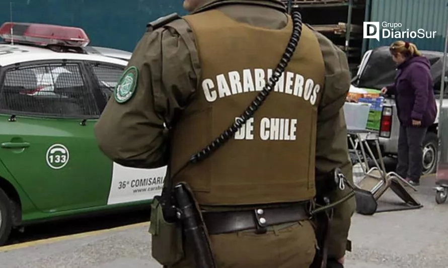 Carabineros detuvo a cinco personas por tenencia de armas y drogas en Puerto Montt