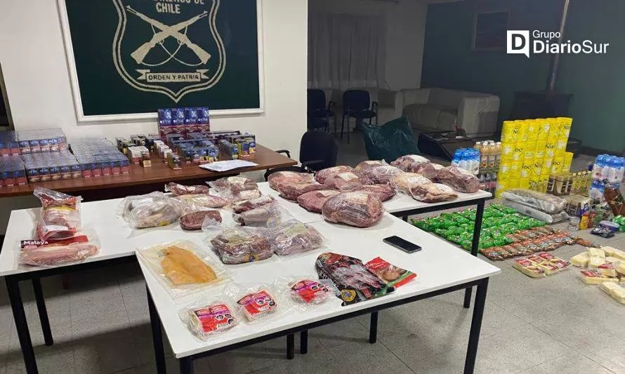 Cuatro personas fueron detenidas por receptación y drogas en Puerto Montt