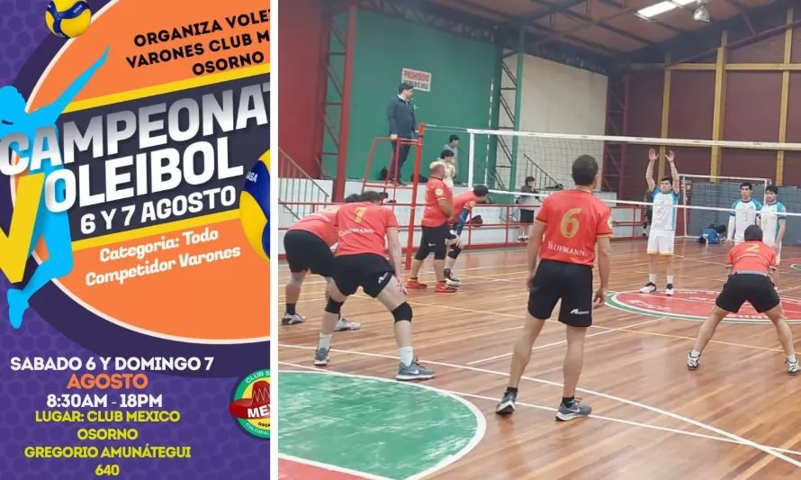 Copa Club México: Vóleibol masculino este fin de semana en Osorno