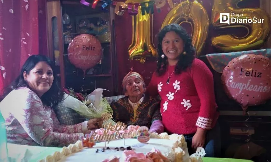 La habitante más longeva de San Juan de la Costa cumplió 105 años