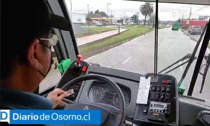 Conductores de micros confirman alza de tarifas en todas las líneas de Osorno 