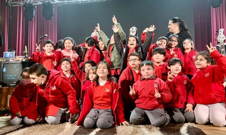 Niños de Osorno dan el vamos a celebración del Día de la Música en la región