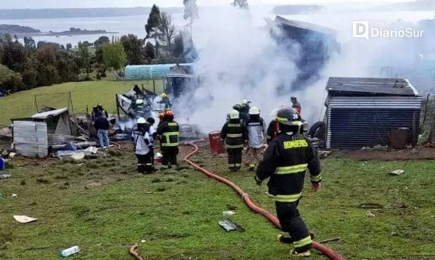 Hermanas mueren en incendio de su vivienda en Chiloé