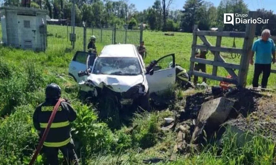Accidente en ruta Osorno-Puyehue deja un fallecido y un lesionado