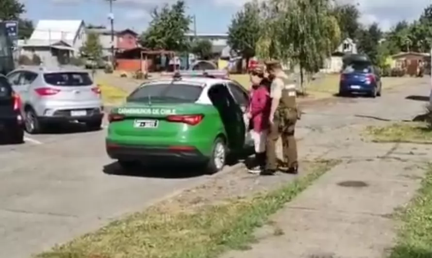 Carabineros de Osorno captura a mujer que estaba prófuga 
