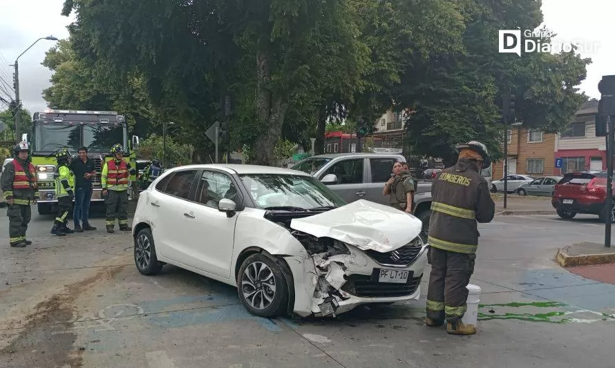 Reportan cuatro lesionados en triple colisión registrada en Osorno