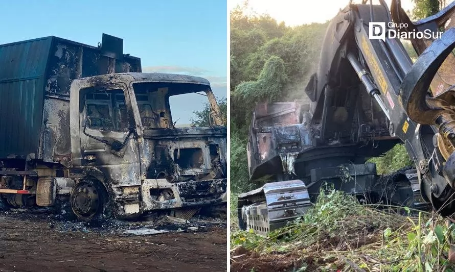 Osorno: pérdidas millonarias deja ataque incendiario a forestal en Ancolumo