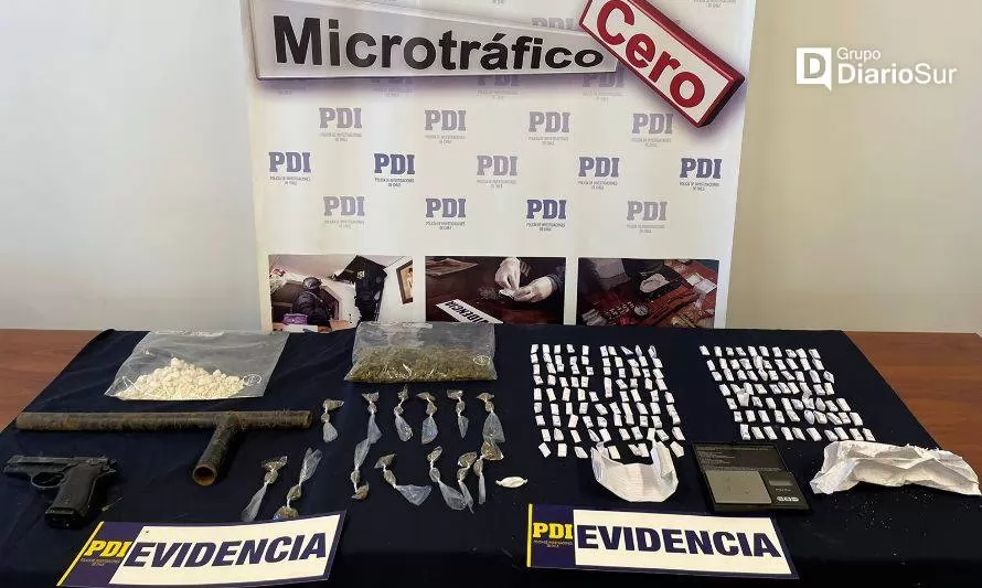 Dos hombres fueron detenidos por tráfico de drogas en Osorno