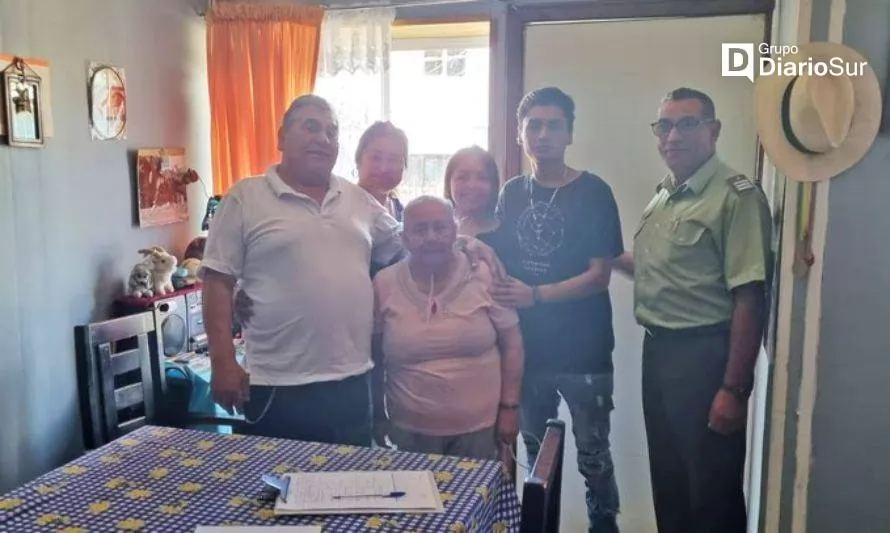 Familiares se reencuentran en Osorno tras 26 años