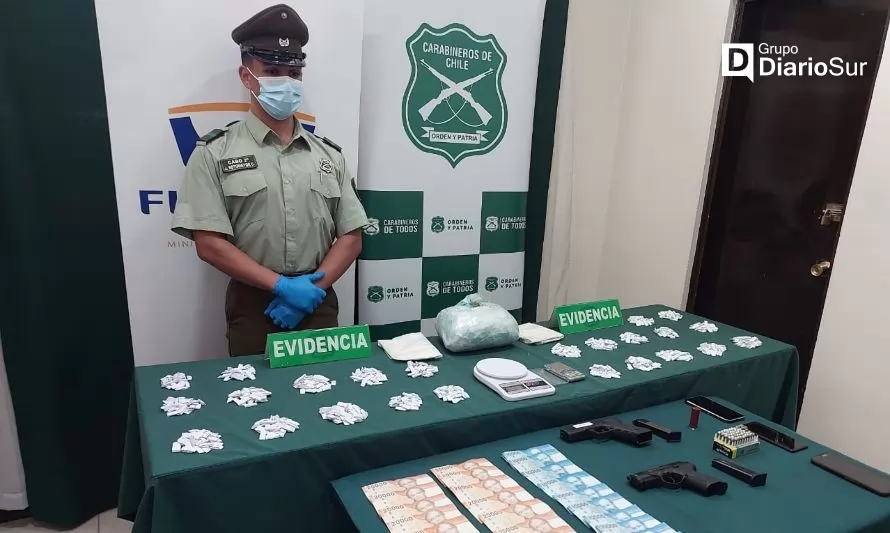 Desarticulan banda de narcotráfico liderada por reo de cárcel de Osorno 