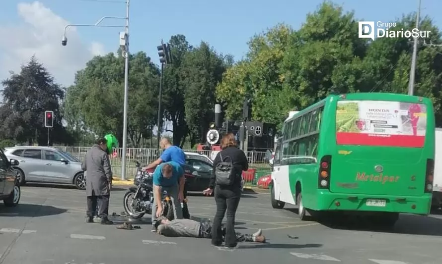 Dos personas resultaron lesionadas en una colisión en Osorno