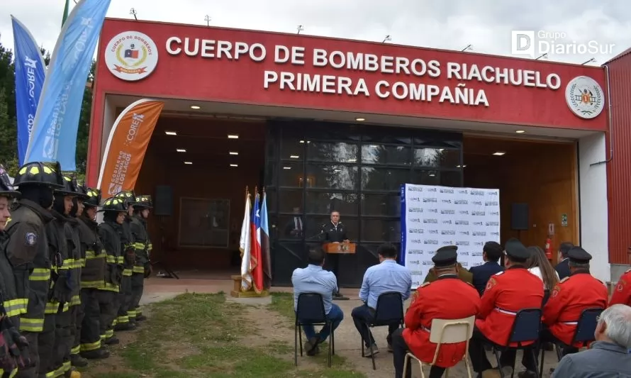 Remodelan cuartel de bomberos de Riachuelo en Río Negro