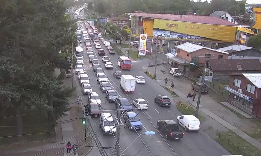 Automovilistas vivieron un complejo "Súper lunes” en Osorno