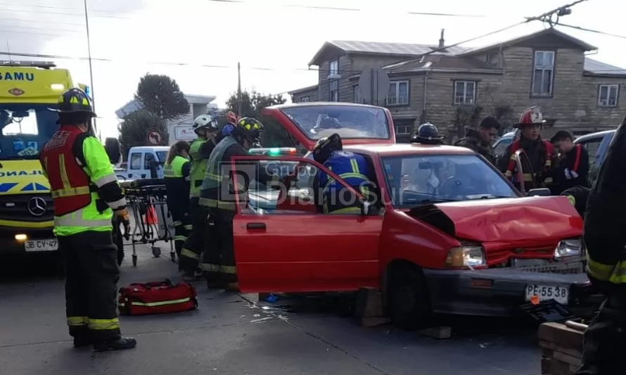 Reportan accidente de tránsito en el centro de Osorno