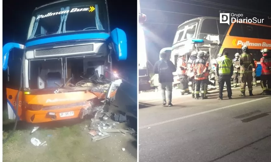 [ESTA NOCHE] Dos muertos dejó colisión entre Pullman Bus y automóvil en Valdivia