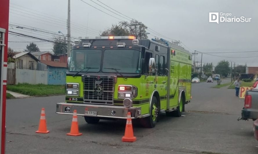 Incendio destruyó vivienda en campamento de Osorno