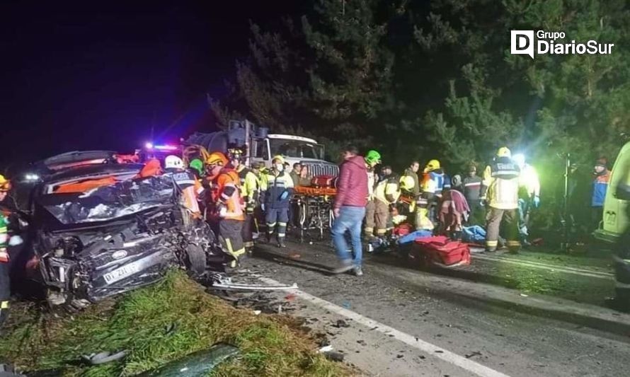Cuatro fallecidos y 5 heridos deja accidente en Llanquihue