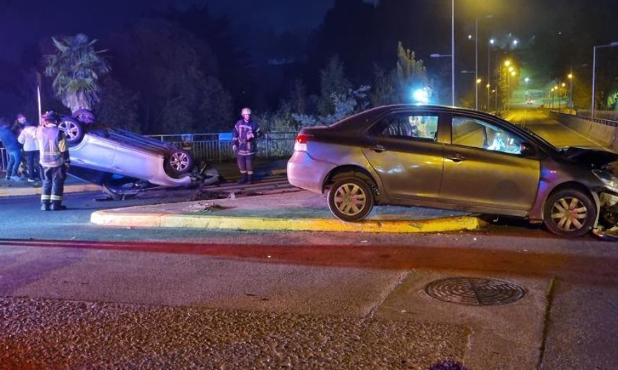 Un lesionado en accidente en sector céntrico de Osorno