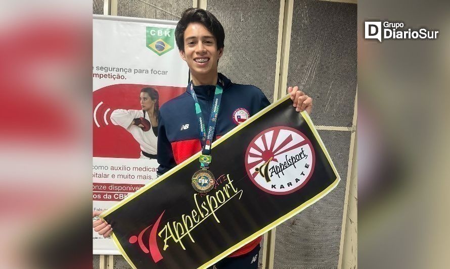 Joven promesa del deporte regional se corona campeón en certamen disputado en Brasil