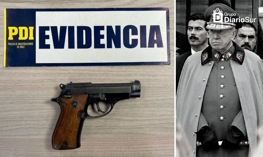 Incautan arma que era de Augusto Pinochet