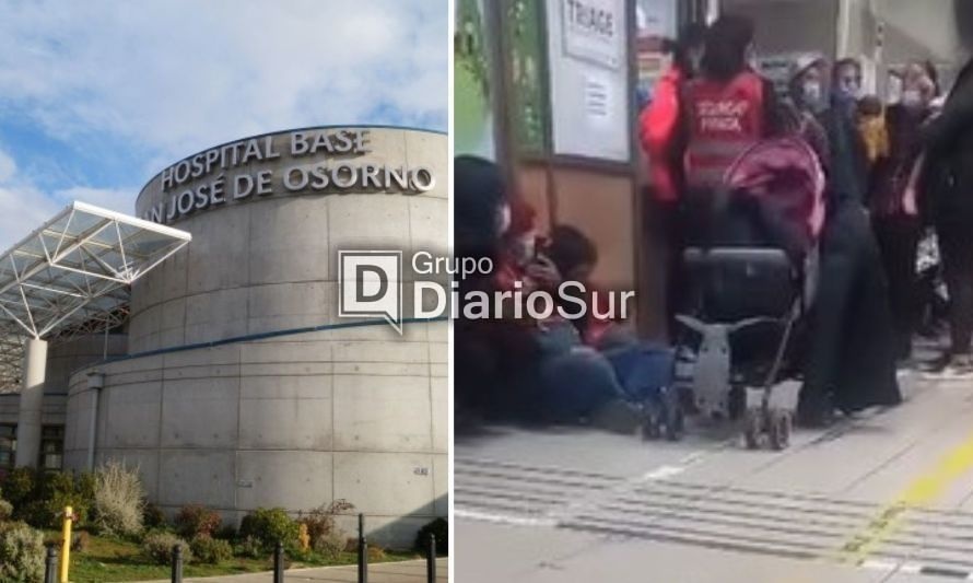 Explican colapso en urgencia del Hospital de Osorno