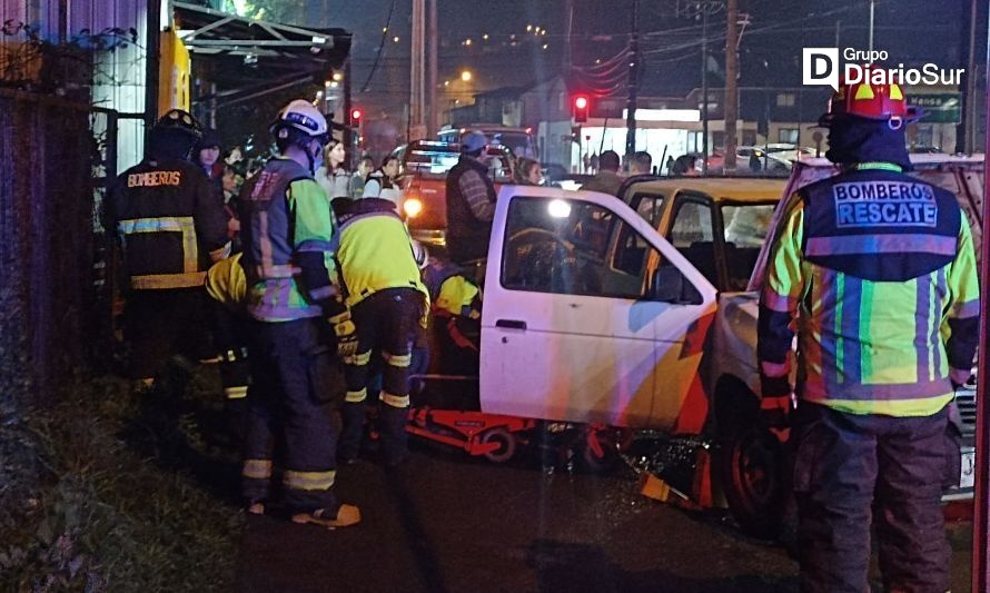 Colisión deja un lesionado en Rahue Bajo