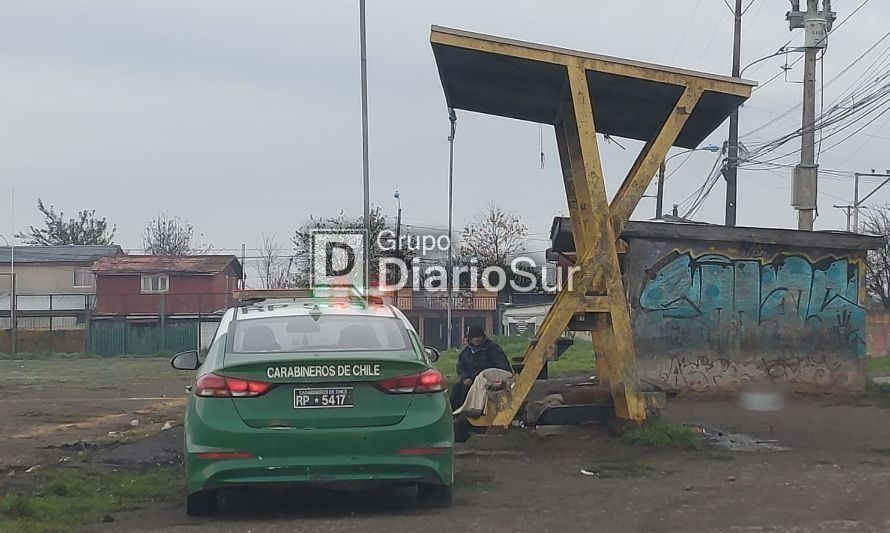 Encuentran cuerpo en cancha del sector Quinto Centenario en Osorno