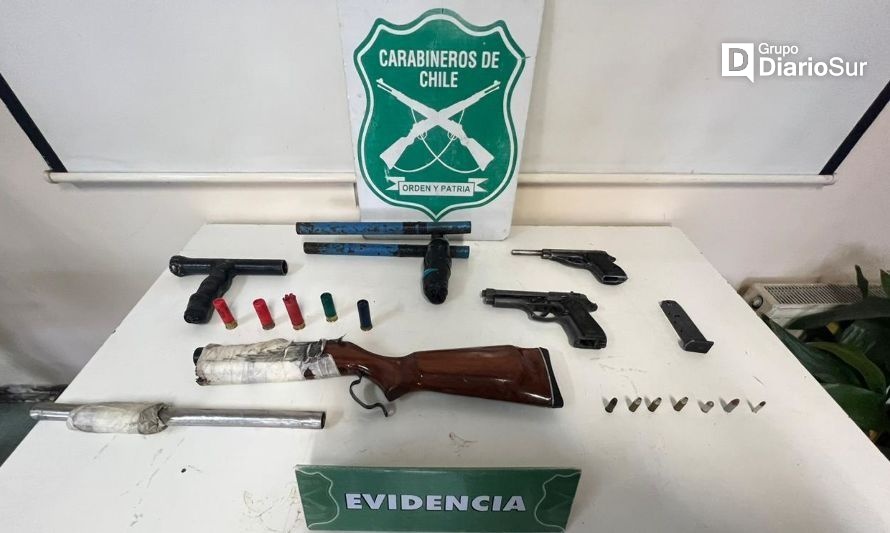 Denuncia ciudadana permitió dar con arsenal en mano  de tres delincuentes