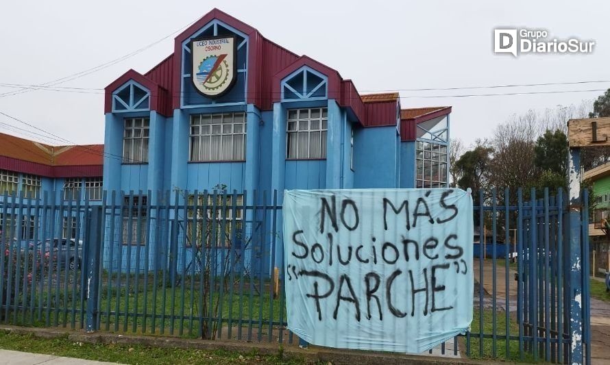 Liceo Industrial de Osorno sigue movilizado: alumnos no asisten a clases