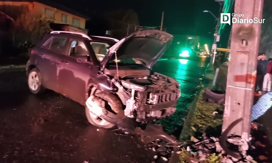Reportan accidente de tránsito en sector céntrico de Osorno