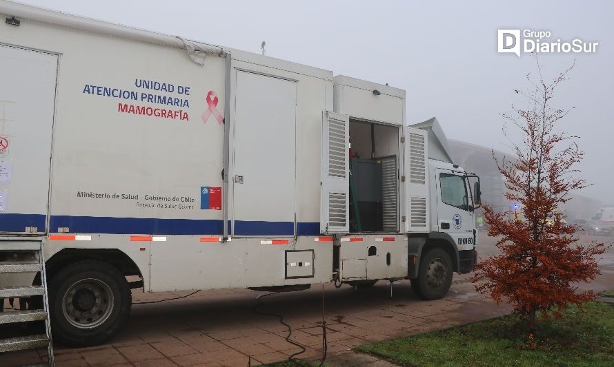 Mamógrafo móvil registra más de mil exámenes en la Provincia de Osorno