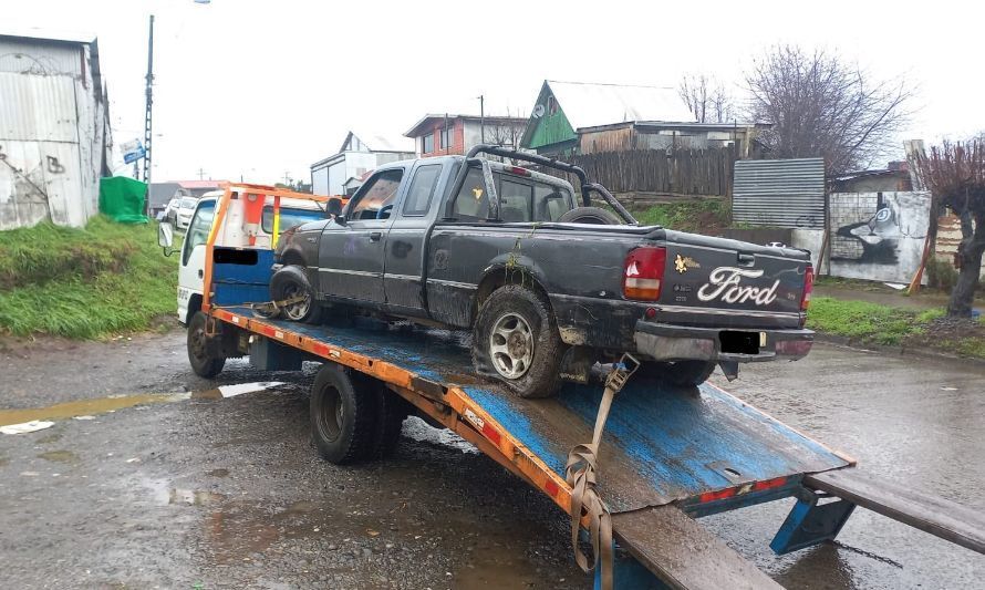 Una treintena de vehículos han sido retirados de las calles en Osorno



