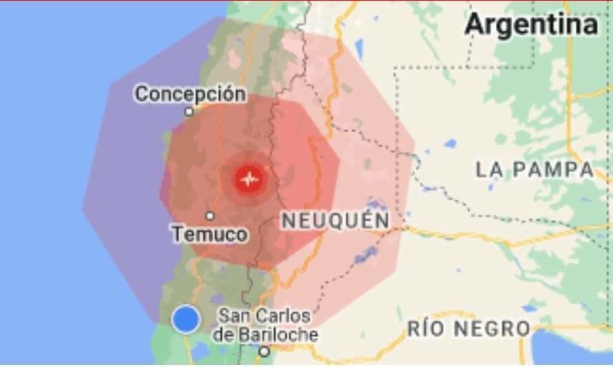 Fuerte sismo se registra en el centro-sur de Chile