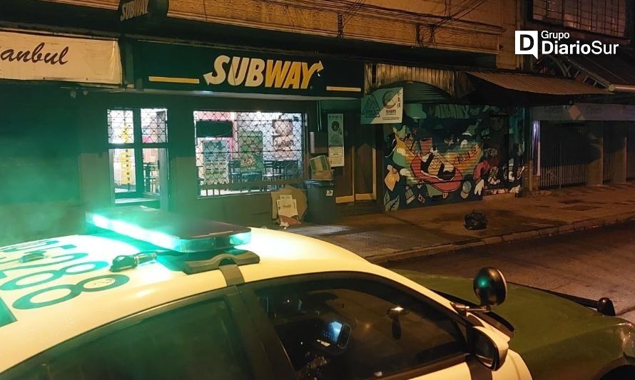 Asaltan Subway de Osorno