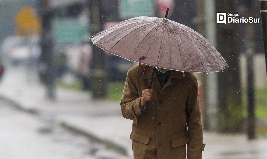 Anuncian temporal de viento y lluvia en la Región de Los Lagos