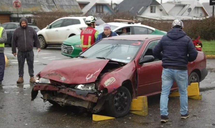 Accidente en Osorno deja un lesionado