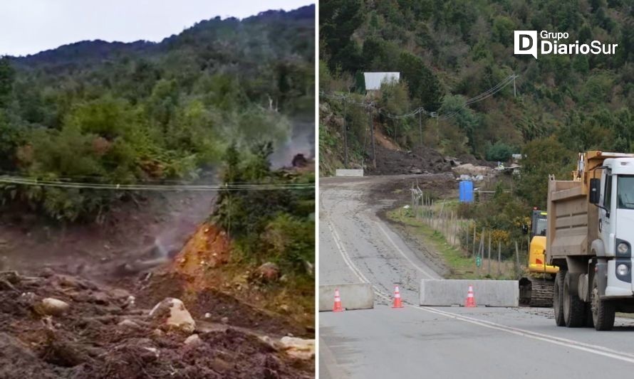 Decretan emergencia comunal por remociones en masa en la Carretera Austral