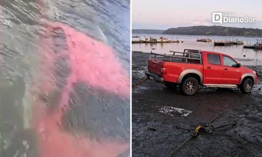 Una persona murió al precipitarse su vehículo al mar en Chiloé