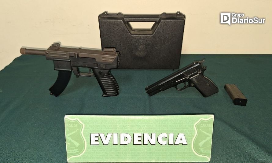 Un detenido en Osorno por tenencia de armas de fuego