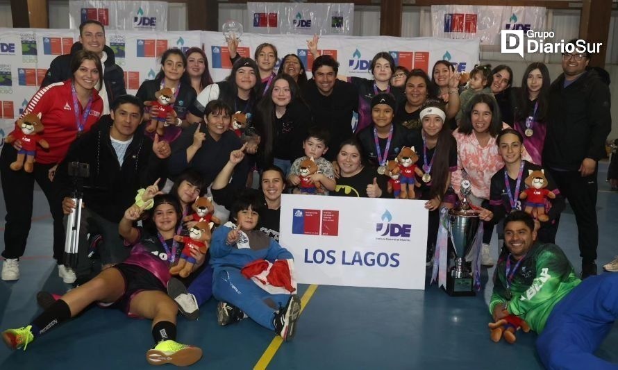 Los Lagos derrotó a Maule en tiempo extra y se coronó campeona en el Futsal Damas