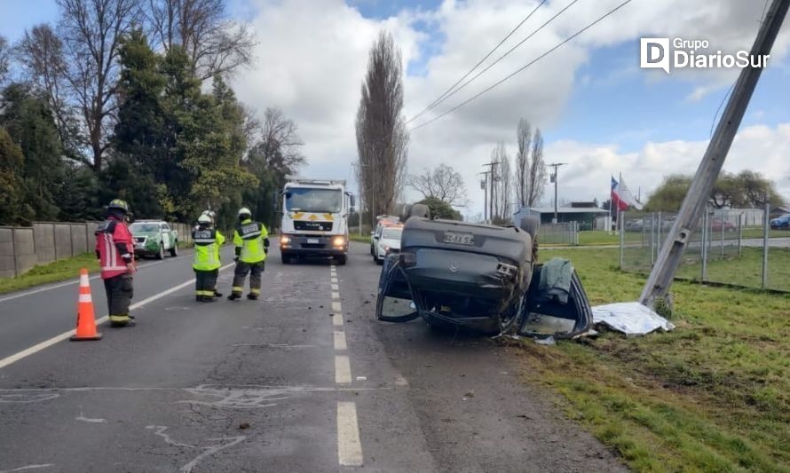 Accidente deja una víctima fatal en Osorno