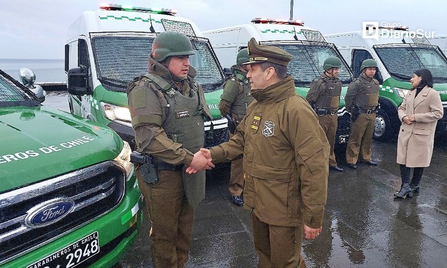 Llega cuartel móvil y dos motocicletas para Carabineros de Osorno