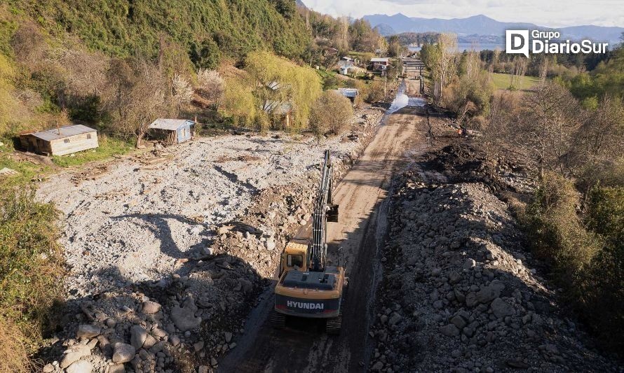 Anuncian apertura regulada del camino Futrono-Llifén