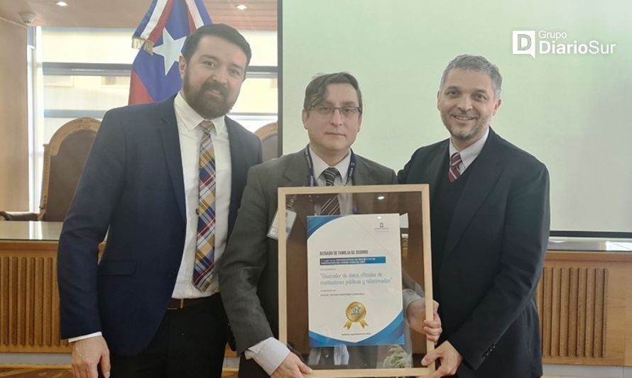 Funcionario del Juzgado de Familia de Osorno desarrolla premiada herramienta para simplificar el trabajo en tribunales 