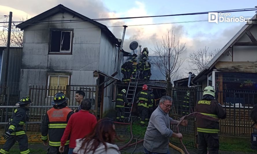 Incendio se declara en Rahue Alto