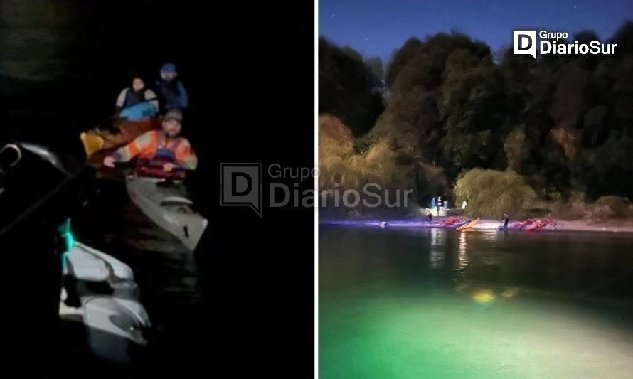 Rescatan a kayakistas perdidos en el lago Ranco y organizador es citado a declarar