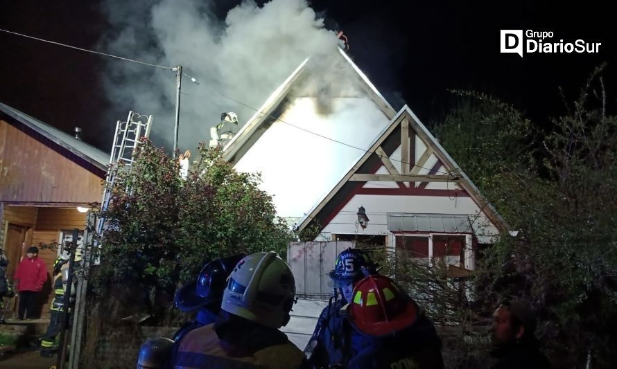 Incendio se declara en Rahue Alto